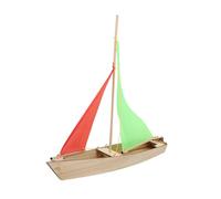 GALPADA Set de Maquette Bateau Bois à Assembler DIY pour Garçon Fille Modèle Voilier Auto-construit Décoration Bois Cadeau Anniversaire et Festival Couleur Aléatoire Couleur Aléatoire