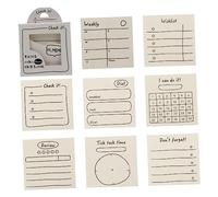 GALPADA Set de Notes Autocollantes Colorées pour Prise de Note Memo Sticker Portable et pour Bureau DIY Scrapbook et Message Styles Aléatoires