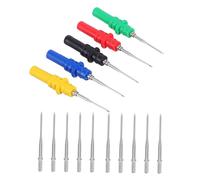 GALPADA Set de Sondes pour Multimètre avec Aiguilles Épaisses Non Destructives pour Réparation Électronique avec Pointes de Rechange Stabilité Renforcée et Protection de Isolation des Fils
