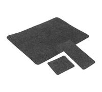 GALPADA Set de Tapis de Table Feutre Épais Chaleur Napperon Rayures et Décoration de Table pour Intérieur et Repas