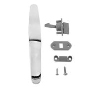 GALPADA Set de Verrouillage et Poignée pour Armoire de Camping Loquet sans Clé Sécurisé pour Portes de Meubles de Caravane Remorque et Bateau Installation Facile