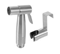 GALPADA Set Douchette Wc Inox avec Support Mural et Crochet Pulvérisateur Bidet Manuel Multifonction pour Salle de Bain et Nettoyage Hygiénique
