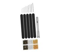 GALPADA Set Outils de Perçage à Main Résine avec Pin Vise pour Création DIY Lot de Couleurs pour Bricolage Bijoux Perçage Précis Dœillets et Vis