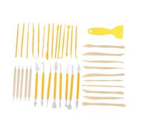 GALPADA Set Outils de Sculpture Argile pour Poterie DIY Outils de Modelage Polyvalents pour Sculpture Gravure Découpe et Lissage Accessoires Durables pour Création Argile Polymère