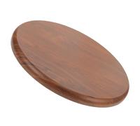 GALPADA Siège de Chaise en Bois Marron Rond, Partie de Remplacement Confortable en Bois Massif pour Tabouret Cuisine Élégant et Design Stylé