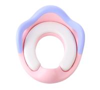 GALPADA Siège de Toilette pour Garçon Fille Portable PVC Rose Anneau Éducatif Antidérapant avec Protection Éclaboussures Facile à Nettoyer pour Apprentissage de Propreté et