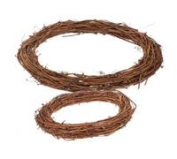 GALPADA Snowman Door Wreath Natural Rattan Grapevine DIY Holiday Decoration for Front Door Wedding Party Indoor Outdoor Craft