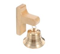 GALPADA Sonnette Magnétique de Porte en Bois de Hêtre Extra Large, Carillon Éolien Suspendu en Cuivre, Fixation Rapide sans Outil, Signal D’Entrée pour Maison, Bureau et Commerce,