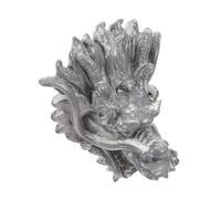 GALPADA Sortie Fontaine Murale Tête de Dragon pour Jardin Extérieur Décor de Fontaine Murale pour Villa Bec Eau Décoratif Installation Facile Design Élégant Gris Pierre