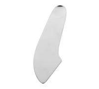 GALPADA Spatule de Maquillage Inoxydable Mini Spatule à Lotion Ergonomique pour Visage et Corps, Outil Gua Sha Cosmétique Professionnel pour Mélange et Application de Fond de Teint