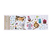 GALPADA Sticker Mural Animaux Jungle Toise de Croissance pour Garçon et Filles Autocollant Pvc, pour Décoration Chambre Bébé ou Salle de Jeux