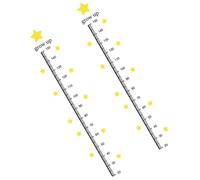 GALPADA Stickers Muraux pour Garçon et Filles en Pvc Forme Étoile, Tableau de Mesure Hauteur, Décoration Solide pour Chambres de Bébé et Salle de Jeux