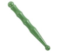 GALPADA Stylo de Massage Manuel en Résine Verte Outil Gua Sha Corps et Réflexologie Plantaire Bâtonnet D’Acupression Multifonction pour Détente Musculaire Gonflement des Yeux Portable