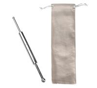 GALPADA Stylo de Massage pour Tissus Profonds Outil Acupression Facial Acier Inoxydable Pratique pour Soulager les Tensions Musculaires du Corps du Visage