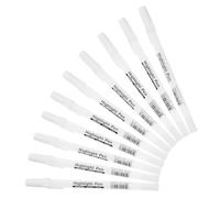 GALPADA Stylos Marqueurs Blancs en Plastique à Pointe Fine Lot de 10 pour Dessin et Coloriage Effets Scintillants sur Papier Noir et Couleur Aléatoire Plusieurs styles