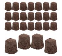 GALPADA Substrat de Tourbe 30 Pièces pour Culture Hydroponique Retient Eau et Oxygène Fournitures Jardinage pour Semis Légumes et Fleurs