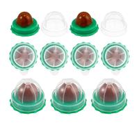 GALPADA Sucette pour Chat en Plastique Verte, Lot de 10 Pièces Vitamine pour Améliorer la Motricité Langue Problèmes Urinaires