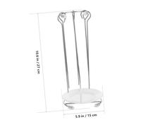 GALPADA Support à Brochettes Acier Inoxydable avec Porte-brochettes Pratique pour Barbecue Extérieur Rack Vertical Compact et Portable pour Camping et Pique-