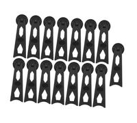 GALPADA Support Chevalet Cadre ° Rotatif Lot de 15 Présentoirs en Plastique Noir Installation Simple Surface Lisse pour Table Maison Bureau