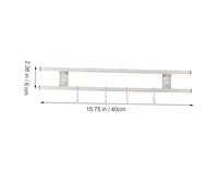 GALPADA Support Couteaux Cuisine Magnétique Acier Inoxydable Rack de Rangement Mural Double Rangée avec Aimant Puissant pour Fixation Sécurisée des Couteaux Organiseur Pratique et Stable