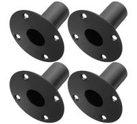 GALPADA Support de Base en Alliage D'aluminium Design Léger et Installation Rapide 4 Pièces Finition Métallique pour Enceinte pour Performance sur Scène et Stand DJ