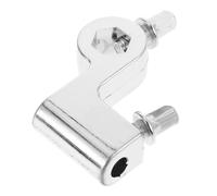 GALPADA Support de Batteur pour Pédale Simple en Métal et Plastique Argenté, Installation Facile, Design Multifonctionnel pour Batterie et Instruments de Percussion