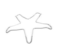 GALPADA Support de Cuisinière à Étoilé Acier Inoxydable Accessoire de Cuisine pour Petites Casseroles Poêles Conception Ergonomique