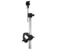 GALPADA Support de Cymbale Électronique avec Pince et Bras Droit Métal Fixation Stable pour Batterie Électronique Extension Modulable pour Installation Percussion