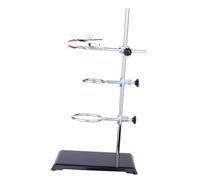 GALPADA Support de Laboratoire avec Pince Base Stable et Support de Ballon Équipement Chimique pour Expériences de Physique et Chimie Kit Complet pour Fixation Dinstruments