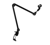 GALPADA Support de Microphone Bureau Robuste avec Clip Bras Articulé Ajustable Anti-vibrations pour Micro Condensateur Lourd Gestion Câbles Podcast Streaming Studio Enregistrement