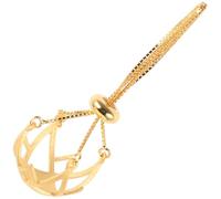 GALPADA Support de Pendentif Suspendu en Argenté 925 Doré, Matériau Robuste pour Bijoux Diy, Cage à Perles pour Collier Porte-bijoux, pour Créations Artisanales