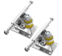 GALPADA Support de Planche de Skateboard en Alliage D'aluminium Robuste, Kit de Pièces de Rechange Polyvalent 1 Paire de Trucks pour Camions Skateboard
