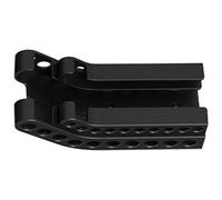 GALPADA Support de Rangement pour Piles Aa Aaa en Plastique Noir Fixation Murale, Design Multifonctionnel et Protection la Déformation, pour Organiser Vos Batteries