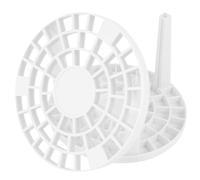 GALPADA Support de Rangement pour Pinceaux à 46 Trous Porte-Stylo à Dessin en Plastique Blanc Léger et Pratique pour Séchage et Organisation à Domicile Étagère Multifonction pour