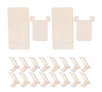 GALPADA Support de Téléphone en Bois Massif Naturel, 25pcs pour Bureau et Maison, Design Créatif Angle de Vue Confortable et Utilisation sans Mains