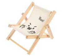 GALPADA Support de téléphone Portable de Table en Bois, Support pour Chaise de Plage Pliable, Mini décoration de Plage, Stable sur Table pour téléphone, Accessoire Photo pour Enfants