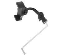 GALPADA Support de Téléphone pour Saxophone Alto en Métal Noir Pince Réglable, Porte-partitions Portable pour Performance Musicale, Lyre Saxophone Compatible Smartphones, Accessoire