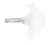 GALPADA Support en Mousse pour Bouquet de Mariée Poignée, Porte-fleurs Blanc en Plastique, pour Fleurs Artificielles et Fraîches, Décoration de Mariage DIY