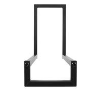 GALPADA Support et Base Élargie Compartiments Superposés pour Vinyles en Fer Noir Conçu pour Éviter L'empilement Basculement Divers Espaces D'écoute