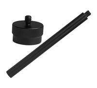 GALPADA Support Lampe Portable avec Adaptateur Noir pour Camping Pied Stable et Durable pour Lampes à Gaz