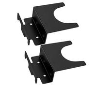 GALPADA Support Mural pour Meuleuse d'angle en Métal Noir, Installation Facile, Lot de 2 Pièces Outils Fournis Rangement Solide et Pratique