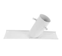 GALPADA Support Panneau Solaire Ajustable avec Vis pour Éclairage Extérieur Support Mural Anticorrosion pour Lampadaire et Projecteur Solaire
