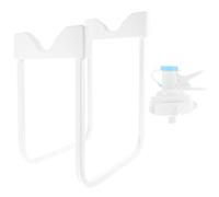 GALPADA Support Portable Petit et Simple pour Seau d'eau en Plastique Blanc Résistant à Pollution Secondaire pour Bureau et Usage Prolongé