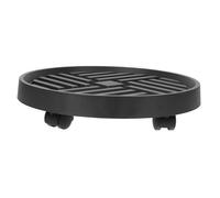 GALPADA Support Pot Fleurs Mobile Rehaussé avec roulettes Dissimulées Plateau De Plante Robuste pour Jardinière Balcon Et Intérieur Extérieurs
