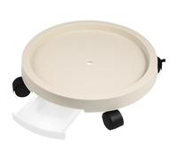 GALPADA Support pour Jardinière à roulettes en Plastique Épais avec Plateau Collecteur d'eau, Design Simple et Élégant, Résistant la Déformation, pour Plantes en Pot D'intérieur