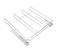 GALPADA Support Robuste et Polyvalent Argenté Mural en Acier Inoxydable Design Minimaliste pour Balance de Poids Adapté à L'entrée Placard