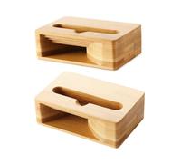 GALPADA Support Téléphone Portable Naturel avec Amplificateur Sonore Intégré Support Bureau Ergonomique pour Smartphone et Tablette Design et Élégant sans Batterie Accessoire Déco pour