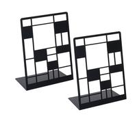 GALPADA Supports De Rangement Fer pour Étagères Pratiques pour Porte-dossiers Élégants Noirs