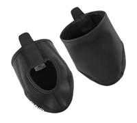 GALPADA Surchaussures de Cyclisme Coupe-Vent en Nylon Noir, Élastiques et Faciles à Nettoyer, Pratique du Vélo en Extérieur, Taille XS-s