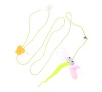 GALPADA Suspendu pour Chat en Corde Polyester Forme Insecte Cartoon, Exercice Aérobie et Soulagement Émotionnel, pour Chatons D'intérieur Couleur Aléatoire